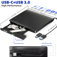Wholesale Price Suibo USB 3.0+Type-C External CD/ for Burner Player Portable Optical Drive 1080P Laptop Desktop PC Mac