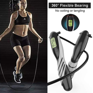 Numérique Poids Calories Réglage de L'heure Corde à Sauter avec <span class=keywords><strong>Compteur</strong></span> pour Intérieur et Extérieur Réglable D'exercice Skippin - Product Image 5
