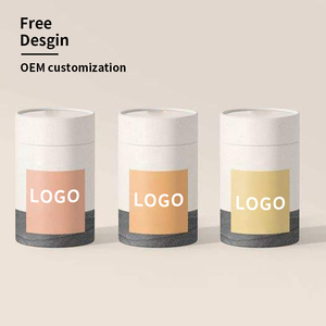 Hot Sang Trọng In Trà Cà Phê Đậu Xi Lanh Bao Bì Hộp Phân Hủy Sinh Học Bao Bì Giấy Ống Vòng Các Tông Ống Bao Bì - Product Image 2