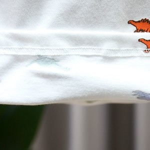 Dalla taglia 90 alla taglia 160, <span class=keywords><strong>polo</strong></span> a maniche corte con stampa di dinosauri per ragazzi, <span class=keywords><strong>t</strong></span>-shirt casual estiva in cotone con colletto per bambini per l'uso quotidiano - Product Image 5
