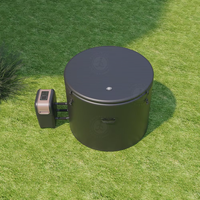 Jaccuzzis gonflable pour une personne Spa extérieur portable Bain à remous pour massage Spa à bulles Piscine gonflable Jet d'air