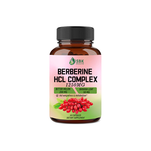 Capsules de Berbérine HCl de Haute Qualité, Complexe de Fruit de Melon Amer, Soutien à la Gestion du Poids, Capsules de Berbérine HCI - Product Image 1