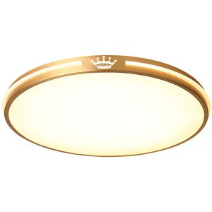 Lámpara de Techo Moderna Minimalista de Cobre, Ultrafina, de Lujo, para Dormitorio, Balcón, Entrada, Estilo Instagram - Product Image 4