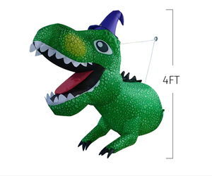 Halloween Inflatable khủng long sắp ra khỏi cửa sổ sống động T-REX thổi lên Inflatable cho trong nhà ngoài trời trang trí - Product Image 5