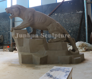 Scultura di <span class=keywords><strong>Pantera</strong></span> in Bronzo Fuso di Grandi Dimensioni per Decorazione Giardino Esterno in Vendita - Product Image 5