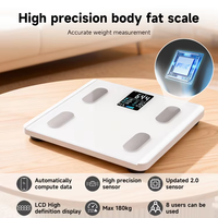 Báscula Digital Profesional para Interiores con Pantalla LCD y Función de Medición de Grasa Corporal y IMC, Precio al por Mayor