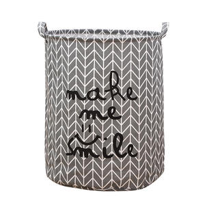 Cesto de Ropa Cilíndrico Grande para el Hogar, de Tela, con Forro de Algodón y Lino, Plegable e Impermeable, para Almacenamiento de Juguetes - Product Image 3