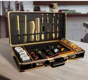 Boîte de rangement d'outils de barbier tondeuse à mots personnalisée boîte d'outils de barbier tondeuse personnalisée boîte de rangement d'outils de Salon de beauté - Product Image 3