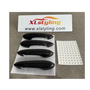 Accessoires de voiture véritable fibre de carbone sèche porte poignée extérieure garniture de poignée de porte pour BMW série 3 G20 LCI 2022 <span class=keywords><strong>2023</strong></span> - Product Image 1