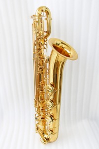 Sassofono Baritono Eb FBS-100L in Ottone Laccato Oro, da Low A a High F #   Strumento a fiato professionale - Product Image 2