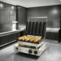 Nouvelle machine à hot-dogs électrique commerciale en acier inoxydable avec chauffe-pains grande capacité