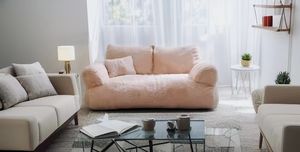 komfortables haustier-sofa aus pfauenwolle weiches perlenbaumwoll-sofa rutschfestes haustiersofa - Product Image 4