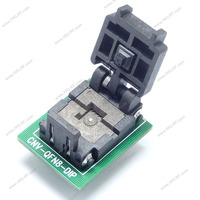 Adaptador de Programador DFN8 QFN8 a DIP8, Sockets IC DFN8 MLF8 QFN8 6*5 con Pin Central para Programación y Pruebas de Chips IC