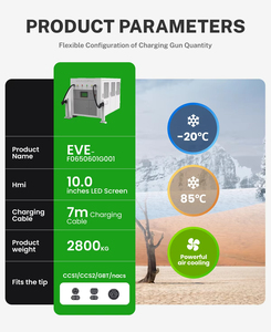 Nouveau chargeur intelligent DC EV Daoyu DY-EV-180kw 180kW, stockage mobile, chargeur rapide CCS2, IP54, contrôle par application personnalisée, garantie de 2 ans - Product Image 3