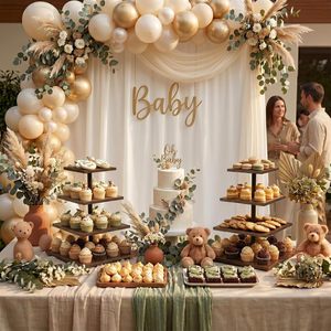 Four Tier Square <b>Cake</b> <b>Stand</b> Black Acrylic Dessert Display Rack Multi Layer <b>Cake</b> Base For Wedding Parties Storage Rack - Product Image 3