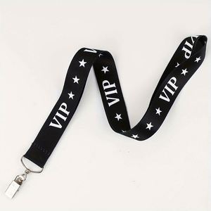 สายคล้องคอ VIP สีดำ สำหรับใส่บัตรประจำตัว โทรศัพท์มือถือ ของขวัญ และอุปกรณ์เสริม - Product Image 6