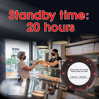 Système d'appel sans fil pour restaurant avec double base de charge, pagers de table pour cafés, pâtisseries, restaurants et cliniques