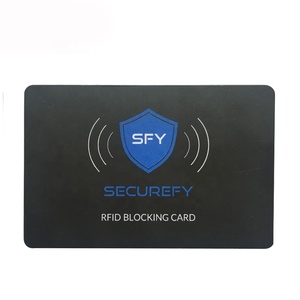 Gran oferta antirrobo RFID y NFC Tarjeta de bloqueo Protector de tarjeta de crédito Anti Skimming Card - Product Image 3