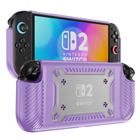 Leyi pour Switch 2 OLED Game Console Coque de protection NS2 TPU + PC Housse antichoc