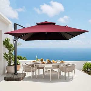 Best Price Large Outdoor Commercial Aluminum <b>Windproof</b> Durable Folding Arm Retractable Patio <b>Umbrella</b> for Hotels Restaurants - Product Image 4