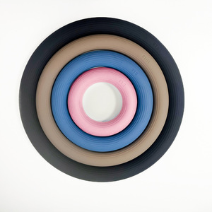Silicone Material Yoga &amp; Pilates Weighted Rings <strong>5</strong>-10 <strong>Lbs</strong> Smooth Surface Oil-Spray Feel Fitness Free Pilates Weight Ring