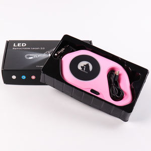 Forniture per animali domestici luce a Led di colore lampeggiante guinzaglio per cani di sicurezza pesante automatico retrattile cucciolo guinzaglio cane - Product Image 3