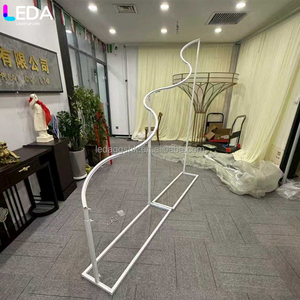LEDA Wedding <b>Backdrop</b> Factory Direct White Metal S Shape Wedding Arch for Wedding Events - Product Image 4