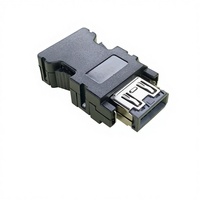 Connecteur servo SM-10 10 broches plaqué or, boîtier plastique noir, connecteur à encliquetage, disponible pour achat direct, expédition le jour même