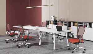 Chaise de bureau pivotante ergonomique au design moderne, dossier haut, bras en maille réglables en hauteur avec repose-pieds détachable - Product Image 3