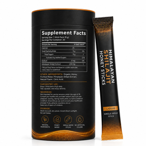 Natural Himalayan Shilajit Honey <b>Sticks</b> with Shilajit Resin Low-Sugar Oral Liquid for Energy Support - Product Image 6