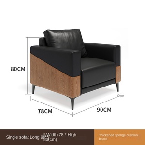 Phong cách hiện đại ba-người da văn phòng <span class=keywords><strong>sofa</strong></span> <span class=keywords><strong>Set</strong></span> cho kinh doanh tiếp nhận & phòng họp cho phòng khách được thực hiện trong Phật Sơn - Product Image 6
