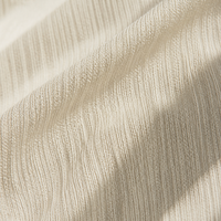 Tissu de rideau chenille bouclé tissé en fil bordé, 100% polyester, poids moyen 390g/m, occultant, texture 3D, motif perle de riz, moderne et luxueux