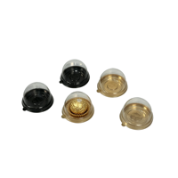 Contenant en plastique PET de qualité alimentaire pour apéros et desserts, mini-récipient rond pour Brigadeiro et gâteaux au chocolat avec couvercle transparent – Vente en gros usine