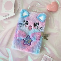 Carnet A5 anti-stress en peluche mignon pour enfants, idéal pour les étudiants et les professionnels