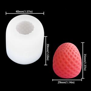 Trái cây hình kem 3D <span class=keywords><strong>Silicone</strong></span> khuôn Raspberry sô cô la khuôn xoài chanh fondant nến khuôn bánh ngọt trang trí - Product Image 6