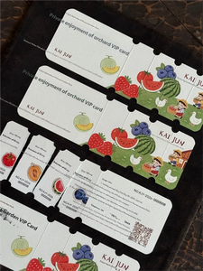 Tarjeta de <span class=keywords><strong>Descuento</strong></span> Personalizada para Huertos de Frutas, Tarjeta de Regalo Plegable con Múltiples Cupones para Promoción de Fruta Fresca - Product Image 3