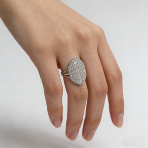 Anillo de compromiso y moda con diamante CVD cultivado en laboratorio de calidad VVS-VS, chapado en oro de 14K, de oro macizo de 10K/14K/18K, con engaste de puntas, personalizado. - Product Image 2