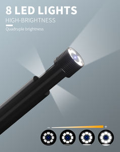 8Mm Auto Inspectie Borescope Drievoudige Lens Dual Display Semi-Stijve Kabel 2M Met 5 Inch Scherm Draagbare Endoscoop - Product Image 5