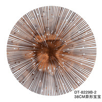 1 pièce de tapis de Table en PVC naturel en forme de pissenlit, Rose or