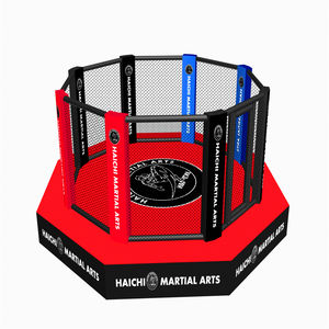 Meilleures ventes <span class=keywords><strong>Cage</strong></span> de <span class=keywords><strong>MMA</strong></span> de boxe noire d'occasion, cages de <span class=keywords><strong>MMA</strong></span> octogonales à vendre, panneaux de <span class=keywords><strong>cage</strong></span> de <span class=keywords><strong>MMA</strong></span> faciles à installer avec logo client - Product Image 2