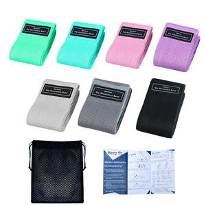 YETFUL卸売ジムフィットネスエクササイズ製品ホームワークアウト用ヘビーデューティーファブリックヒップレジスタンスバンド - Product Image 4