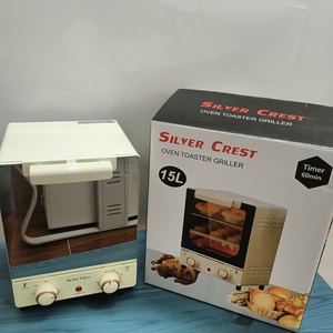 Horno Eléctrico de 15L, Horno Pequeño Vertical Multifuncional para Hornear y Asar en Casa con Control Automático - Product Image 2