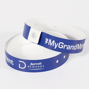 Pulsera de vinilo personalizada para bebé, banda de <span class=keywords><strong>PVC</strong></span> con estampado de un solo uso para Hospital, identificación de pacientes, barata - Product Image 4