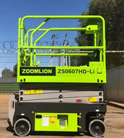 Plateforme de travail en hauteur à ciseaux hydraulique Zoomlion ZS0607HD, hauteur de travail de 8 m, élévateur pour personnes