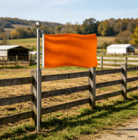 Drapeau orange uni, bannière en polyester orange uni pour la décoration extérieure et intérieure, les événements, les sports