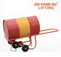Chariot à fûts hydraulique multifonctionnel JIN YANG HU DF20, capacité de 350 kg, hauteur de levage de 1400 mm