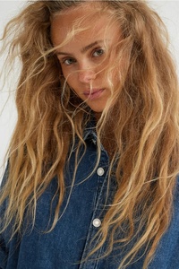 Abiti in <span class=keywords><strong>jeans</strong></span> personalizzati Denim da donna abiti in Denim per donna abito in Denim con colletto ampio - Product Image 5