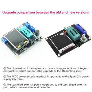 GM328AトランジスタテスターLCRダイオード静電容量<span class=keywords><strong>ESR</strong></span>電圧周波数計PWMDIYキットType-c充電 - Product Image 5