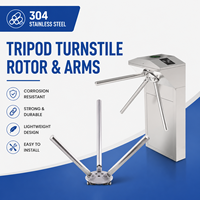 Mécanisme de rotor de tourniquet robuste en acier inoxydable 304, bras semi-automatiques à bascule pour contrôle d'accès