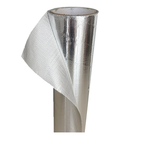 Tissu <span class=keywords><strong>en</strong></span> fibre <span class=keywords><strong>de</strong></span> <span class=keywords><strong>verre</strong></span> enduit <span class=keywords><strong>de</strong></span> feuille d'aluminium résistant aux intempéries, sans alcali, coupé sur mesure, <span class=keywords><strong>prix</strong></span> fabricant, livraison directe usine - Product Image 4